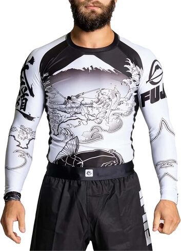FUJI Sakana Long-Sleeved Rashguard, BJJ Rashguard for Men and Women in Saudi Arabia