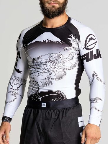 FUJI Sakana Long-Sleeved Rashguard, BJJ Rashguard for Men and Women in Saudi Arabia
