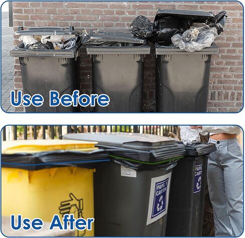 9 قطع من الأربطة المطاطية الكبيرة لصناديق القمامة بسعة 55 و65 جالون، وأشرطة مطاطية لعلب القمامة in Kuwait