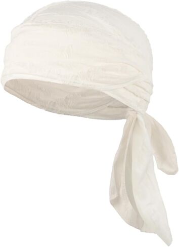عصابة رأس قرصان من OhMill قابلة للتنفس بذيل طويل قبعة Durag باندانا للرجال والنساء غطاء رأس عمامة لركوب الدراجات in Kuwait