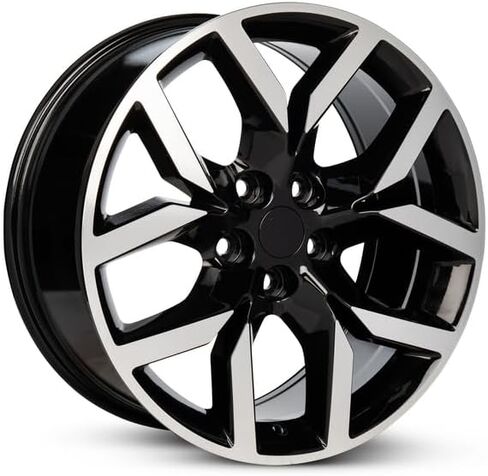 عجلة ألومنيوم بديلة مباشرة مقاس 19 × 8.5 بوصة OEM لسيارة شيفروليه إمبالا 2016-2019 مقاس 5-120 مم باللون الأسود مقاس 19 بوصة 9599033 in Saudi Arabia