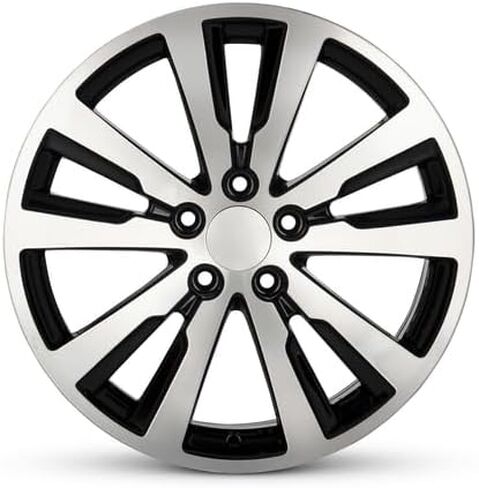 عجلة ألومنيوم بديلة جديدة مقاس 18x7 بوصة OEM مباشرة لسيارة Honda Civic 2014-2015 5-114.3 مللي متر حافة سوداء 18 بوصة 8W18TR0100B in Saudi Arabia