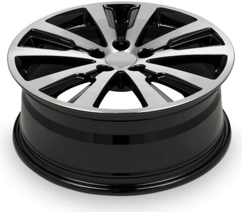 عجلة ألومنيوم بديلة جديدة مقاس 18x7 بوصة OEM مباشرة لسيارة Honda Civic 2014-2015 5-114.3 مللي متر حافة سوداء 18 بوصة 8W18TR0100B in Saudi Arabia