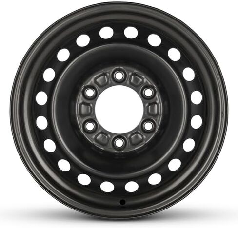عجلة فولاذية بديلة مباشرة مقاس 16 × 7 بوصة من OEM لسيارة Nissan Frontier 2001-2004 مقاس 6-139.7 ملم باللون الأسود مقاس 16 بوصة 403009Z080 in Saudi Arabia