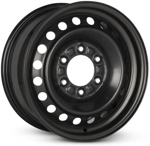عجلة فولاذية بديلة مباشرة مقاس 16 × 7 بوصة من OEM لسيارة Nissan Frontier 2001-2004 مقاس 6-139.7 ملم باللون الأسود مقاس 16 بوصة 403009Z080 in Saudi Arabia