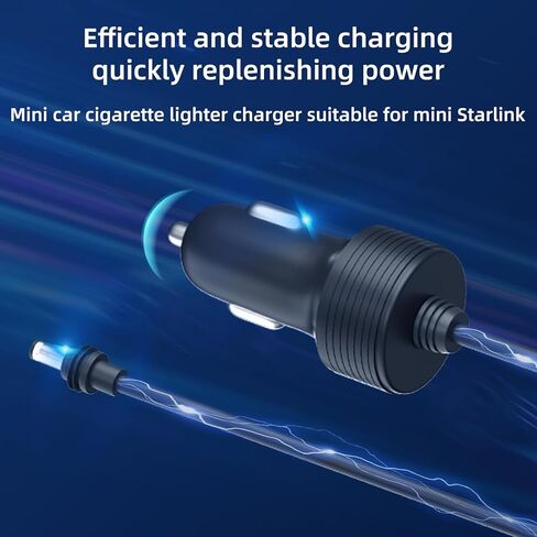 متوافق مع ملحقات كابل الطاقة Starlink Mini 12V 3M/10FT، لمحول السيارة Starlink Mini 12V-48V لشاحن السيارة، ولاعة سجائر 16AWG إلى سلك DC in Kuwait