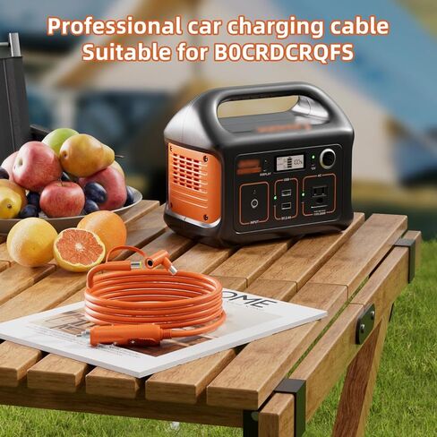 لJackery محطة الطاقة المحمولة Explorer 12V / 24V DC كابل تمديد الطاقة مع قابس ولاعة السجائر 6.5FT - كابل 14AWG للخدمة الشاقة مع قابس DC7909 ومحول DC8020. in Kuwait