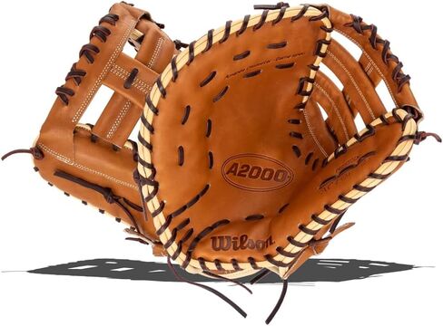 ويلسون 2023 A2000 نموذج لعبة تشيدستر مع SuperSkin WBW101017125 Fastpitch First Base Mitt-Left Hand Throw in Saudi Arabia