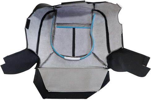 أغطية مقاعد FZJDSD سوداء للسائق والراكب من الجلد المثقوب من الألياف الدقيقة متوافقة مع Ford F250 F350 F450 F550 Lariat 2011 2012 2013 2014 2015 2016 in Saudi Arabia