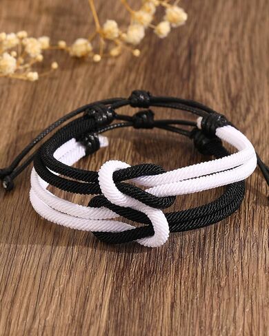 Pinky Promise Matching Bracelets for Couples Love Knot Bracelet Pinky Promise Soulmate Relationship Friendship Bracelets Forever Infinity Jewelry Gifts for Women Her Him in Saudi Arabia