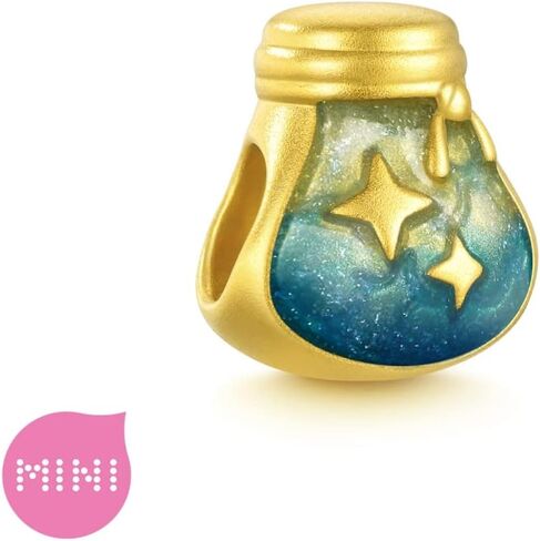 CHOW SANG SANG 999 24K Solid Gold Wishes Pot Mini Charm Bracelet for Women 93531C 93532C 93533C in Saudi Arabia