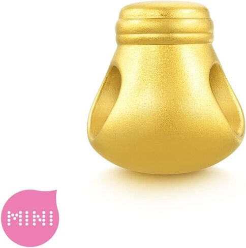 CHOW SANG SANG 999 24K Solid Gold Wishes Pot Mini Charm Bracelet for Women 93531C 93532C 93533C in Saudi Arabia