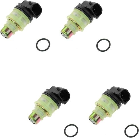 Port Fuel Injector Set of 4 Kit Compatible With Chevy GMC Isuzu Pontiac 2.2L in Saudi Arabia