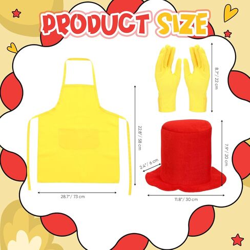 3 Pcs Funny Storybook Character Costume Reading Across America Day Wacky Outfit Accessories Red Top Hat for World Book Day Novelty Party Favors in Saudi Arabia