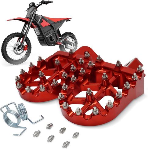 Ebike Footpegs لـ Yozma In 10 2025 Foot Pegs دراجة كهربائية ترابية E-Bike باللون الأحمر in Saudi Arabia