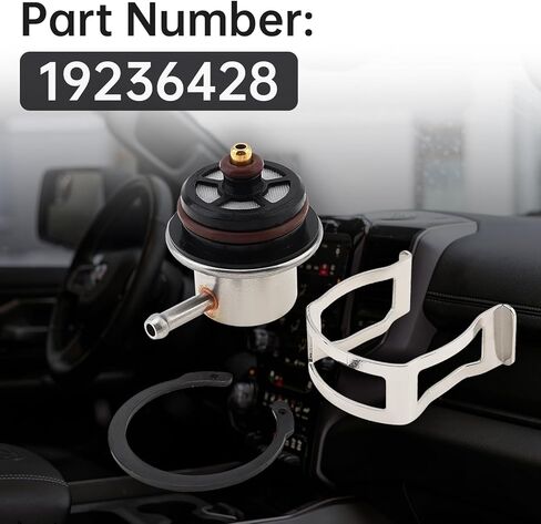 3.8BAR Fuel Injection Pressure Regulator Kit with Clip and Snap Ring, Replaces 19236428, 2173299, Easy Installation Fuel Pressure Regulator in Saudi Arabia