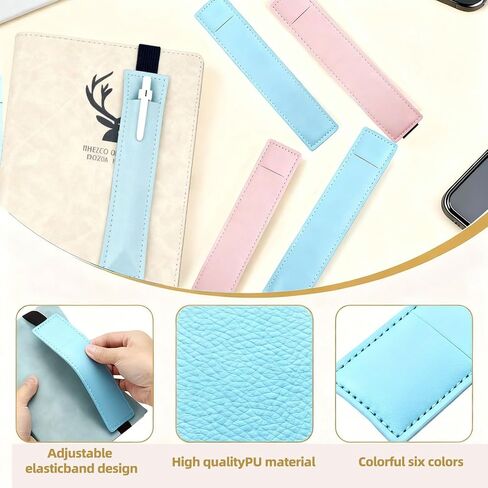 8 قطع حامل أقلام للكمبيوتر الدفتري، تتضمن عبوتين من حلقات القلم المرنة القابلة للتعديل و6 عبوات من حاملات الأقلام ذاتية اللصق لأجهزة الكمبيوتر المحمولة والمجلات والمخططات والمجلدات in Kuwait