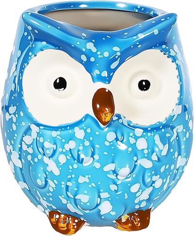 Ceramic Cat Shaped Pen Pencil Holder for Desk Decoration Accessories Cat Decor Makeup Brush Pen Cups Succulent Plant Pot Office School Ideal Gifts for Women, Mom or Birthdays in Kuwait