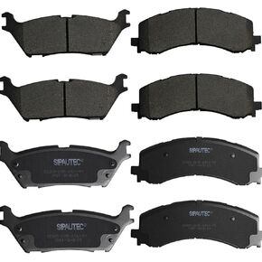 SIPAUTEC-Front and Rear Brake Pad Set 4-Wheel Set Ceramic Disc Brake Pads Replacement For 2021-2024 Ford F-150/ Lightning/Expedition/Bronco/Lincoln Navigator in Kuwait