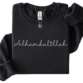 Alhamdulillah Sweatshirt, Muslim Ramadan Islamic Sweater, Gifts for Muslims, Ramadan Mubarak, Islamic Clothing, Eid Gift in Kuwait