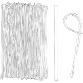 100 عبوة من حلقات بطاقات الأمتعة الشفافة من سيفيليا، بلاستيك غير قابل للكسر، تستخدم على نطاق واسع للهويات الشخصية للنزهات اليومية وبطاقات الأمتعة على الأمتعة in Kuwait