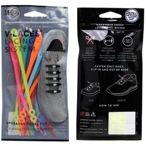 14pcs No Tie Shoelaces for Kids and Adults Waterproof Silicone Elastic Sneakers Easy Slip Solution in Saudi Arabia