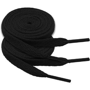 Kotii 2 Pair Flat Shoe Laces, Shoelaces for Sneakers Athletic shoes laces 39" - 55" Flat Shoelaces Shoestrings Replacement in Kuwait