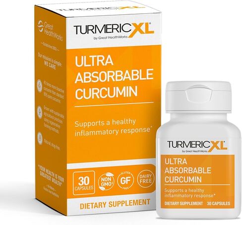 مكمل أوميجا إكس إل القوي لدعم المفاصل والعضلات (60 قطعة) ومكمل الكركم XL الصحي للاستجابة للالتهابات (30 قطعة) in Kuwait