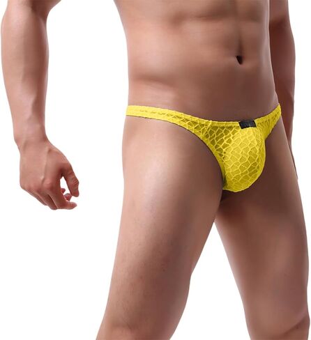 Mens Thong Underwear Male Lace G String Sissy Clothes Breathable Panties in Saudi Arabia
