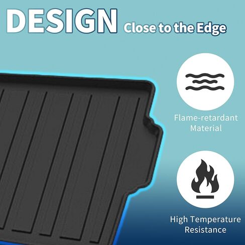Flat Face Cargo Liner Rear Trunk Mat Trunk Cargo Luggage Boot Tray Mat Vertical Stripes Pattern for BMW X7 (G07) 2019-2025 Anti-Slip in Saudi Arabia
