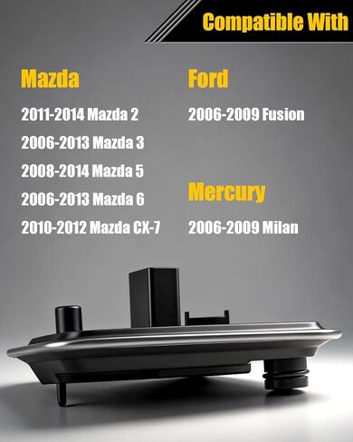 FNC1-21-500 طقم فلتر ناقل الحركة الأوتوماتيكي متوافق مع 2011-2014 مازدا 2 5 2006-2013 3 6 2010-2012 CX-7 فيوجن ميركوري ميلان استبدال # 6E5Z-7B155-A 0440393 FNC121500A 6E5Z7B155A in Saudi Arabia