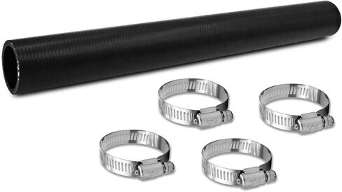 1 1/2" ID 15 7/8" Long straight Gasoline Fuel Filler Neck Hose with 4 Hose Clamps, 1.5 inches Inside Diameter Fuel Hose, Reinforced Gas tank filler hose in Saudi Arabia