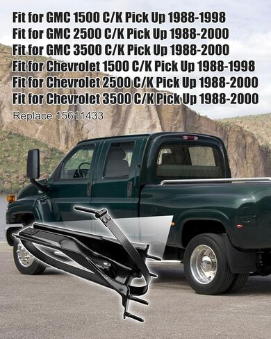 15611433 Fuel Tank Strap Fit for Chevrolet GMC 1500 2500 3500 C/K Pick Up 1988-2000, Fuel Tank Belt Black in Saudi Arabia