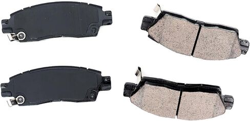 مجموعة وسادات الفرامل الخلفية من هيكس D883 متوافقة مع 2002-2009 Chevy Trailblazer، 2003-2006 Chevy SSR، 2002-2009 GMC Envoy، 2005-2009 Saab 9-7x in Saudi Arabia