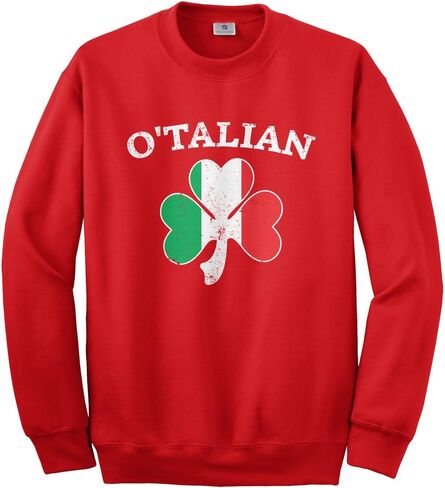 Threadrock O'Talian Italian Irish Shamrock Unisex Sweatshirt in Saudi Arabia