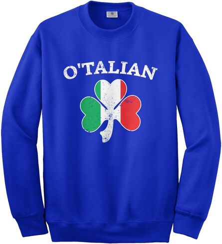 Threadrock O'Talian Italian Irish Shamrock Unisex Sweatshirt in Saudi Arabia