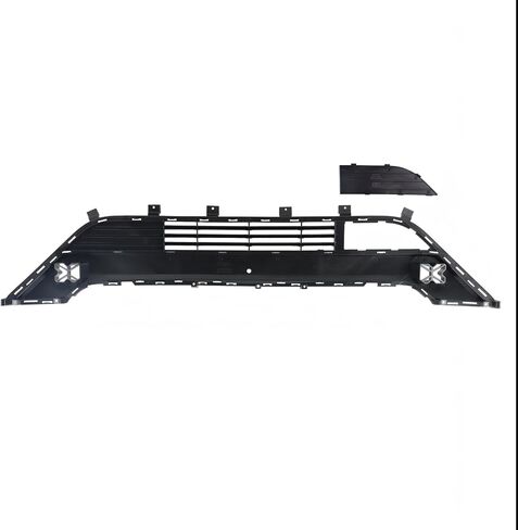 مجموعة شبكة ممتص الصدمات السوداء تناسب 2018-2021 Ford Expedition Bumper Face Bar Grill مع فتحة غطاء أمامي للشواية العلوية غطاء المصد الأمامي السفلي للشبكات البلاستيكية الملحقات FO1036205 JL1Z-17K945 in Kuwait