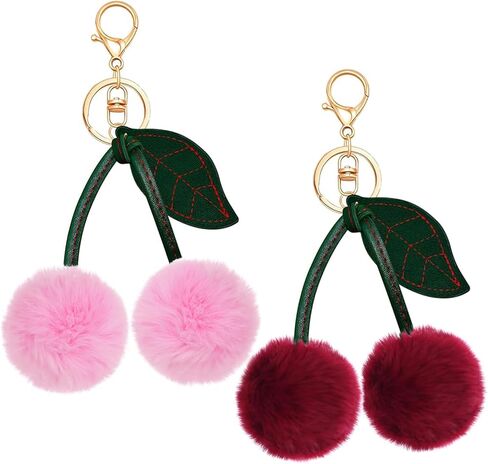 Cute Plush Keychain with Face, Adorable Car Pendant & Bag Charm for Backpack Purse, Gift for Girls Women in Saudi Arabia