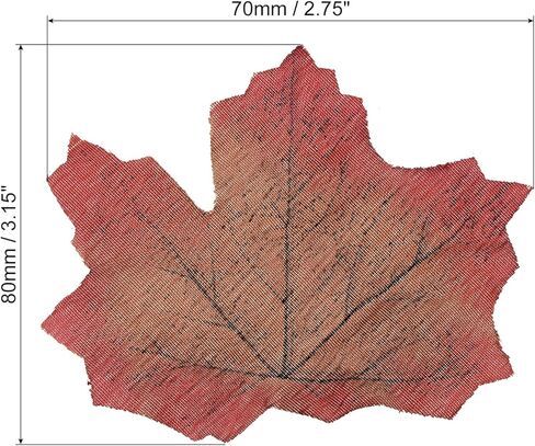 أوراق اصطناعية من باتيكل، 200 قطعة من أوراق القيقب الخريفية المختلطة لحفلات الزفاف وعيد الشكر وديكور الهالوين، 4 ألوان متنوعة in Saudi Arabia