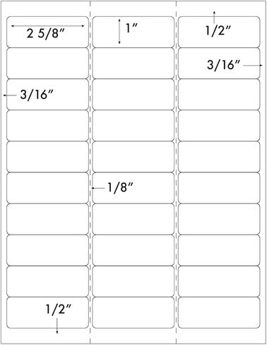 600 Label Outfitters 1" x 2 5/8" Printable Fluorescent Neon Pink Address Labels – 20 Sheets in Kuwait