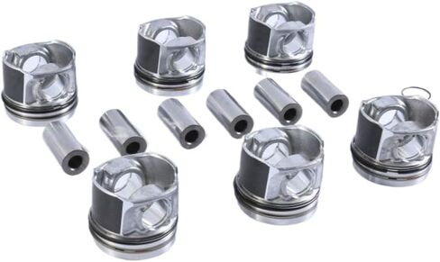 مجموعة مكبس وحلقة مكونة من 6 قطع بحجم كبير +0.5 مم لمحرك N57D30 المتوافق مع X3 X4 X5 X6 in Saudi Arabia