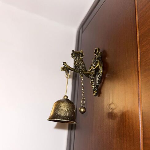 Magnetic Shopkeepers Bell for Door Opening, Animal Figure Decorative Doorbell, Antique Style Shopkeepers Door Bell, Delicate Office Store Entrance Front Porch Door Bell, 1 Piece in Kuwait