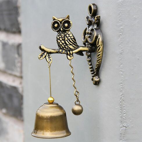 Magnetic Shopkeepers Bell for Door Opening, Animal Figure Decorative Doorbell, Antique Style Shopkeepers Door Bell, Delicate Office Store Entrance Front Porch Door Bell, 1 Piece in Kuwait