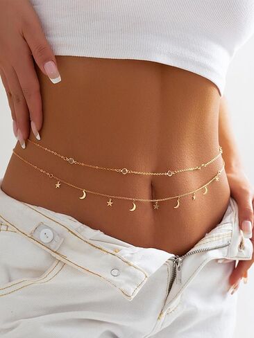 Vintage Pearl Waist Chain Timeless Body Jewelry for Women Elegant Belly Chain in Saudi Arabia