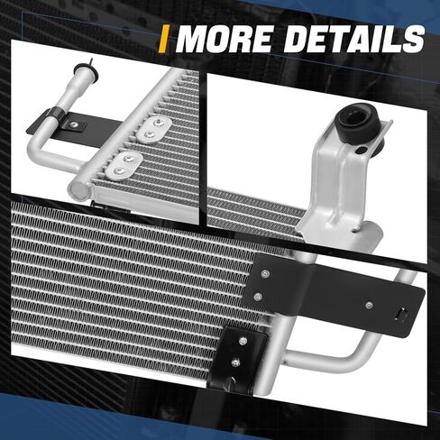 Auto Dynasty Air Conditioning A/C Condenser Compatible with 1994 1995 1996 1997 Dodge Ram 1500 2500 3500 Pickup, Aluminum AC Condenser Replacement DPI 4580, CH3030128 in Saudi Arabia