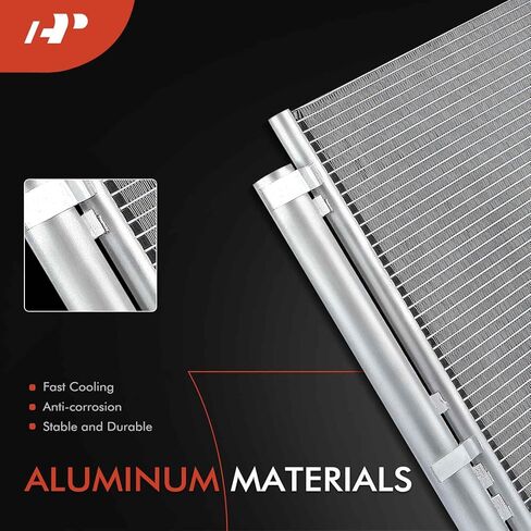 A-Premium Air Conditioning A/C Condenser Compatible with Kia Sorento 2021-2023 2.5L & Hyundai Santa Fe 2021-2023 2.5L, Replace# 97606P2500 in Saudi Arabia