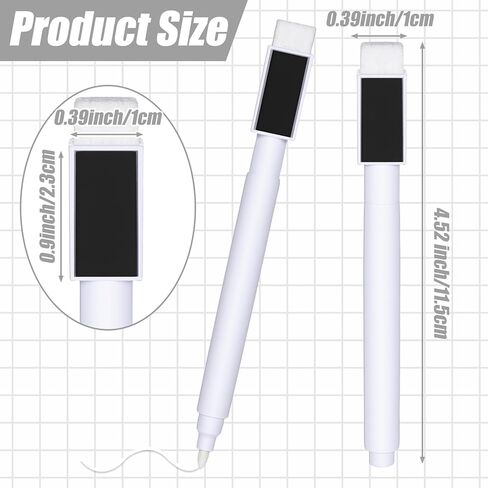 Sibba 12PCS Fine Tip Dry Erase Markers Magnetic Whiteboard Markers with Eraser Caps Low Odor White Board Marker for Teachers Classroom Office Home Glass Surface Fine Tip Dry Erase Pens for Kids Adults in Saudi Arabia