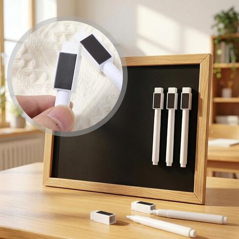 Sibba 12PCS Fine Tip Dry Erase Markers Magnetic Whiteboard Markers with Eraser Caps Low Odor White Board Marker for Teachers Classroom Office Home Glass Surface Fine Tip Dry Erase Pens for Kids Adults in Saudi Arabia