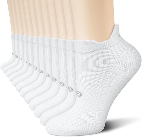 6 أزواج من جوارب الجري للرجال والنساء من PAPLUS - جوارب كاحل للرجال مبطنة ماصة للرطوبة ومضادة للبثور in Kuwait