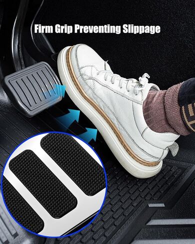 دواسة غاز مصقولة من الألومنيوم مناسبة لسيارة Chevy Ford Mopar، لقضبان الشوارع والقضبان الساخنة والبنيات المخصصة، 2 بوصة × 4-1/2 بوصة in Saudi Arabia